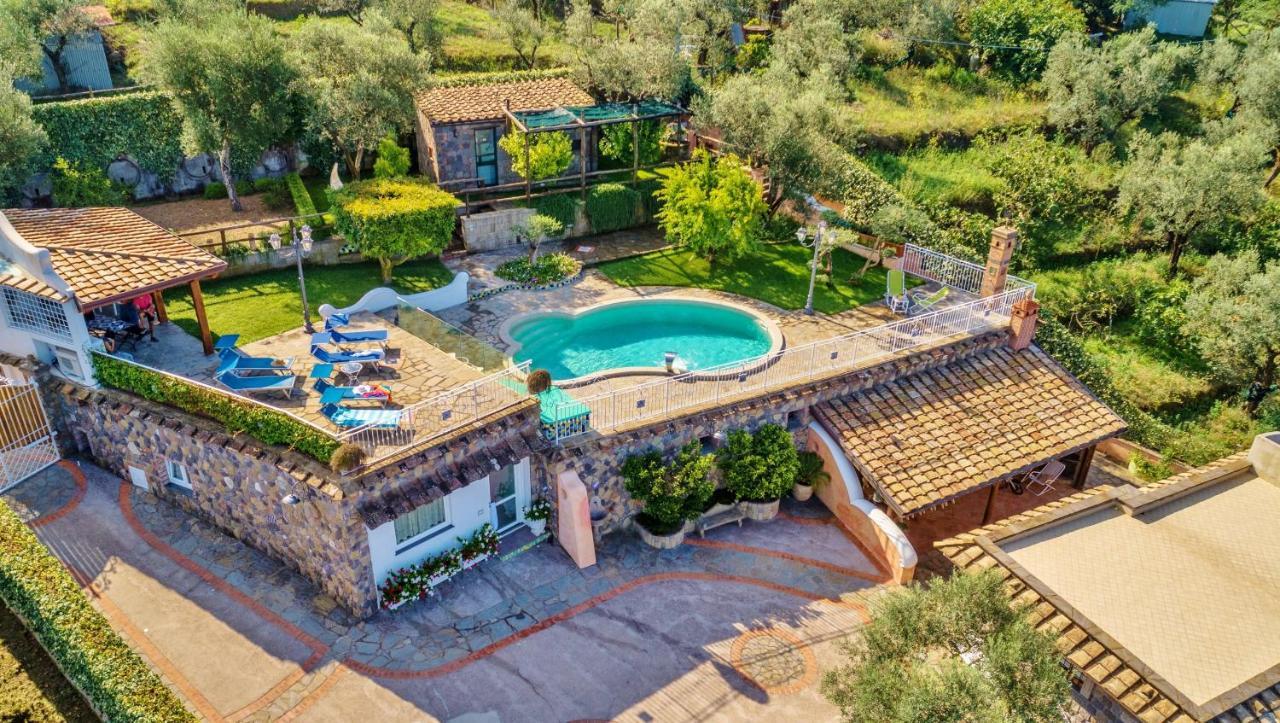 Villa Marika - Private Heated Pool Massa Lubrense Exterior photo